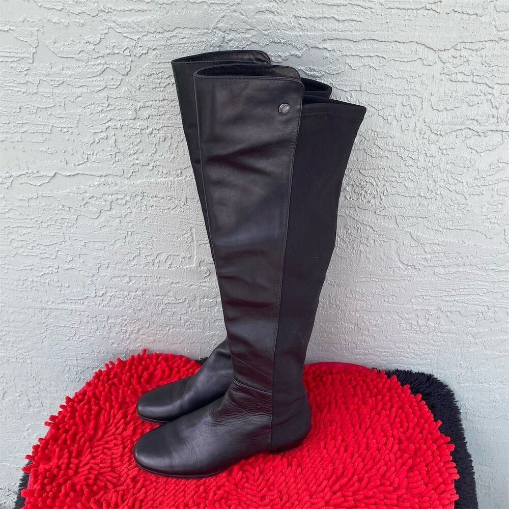 Vince Camuto Women's Black Over The Knee Boots Size 6.5 - Picture 3 of 11